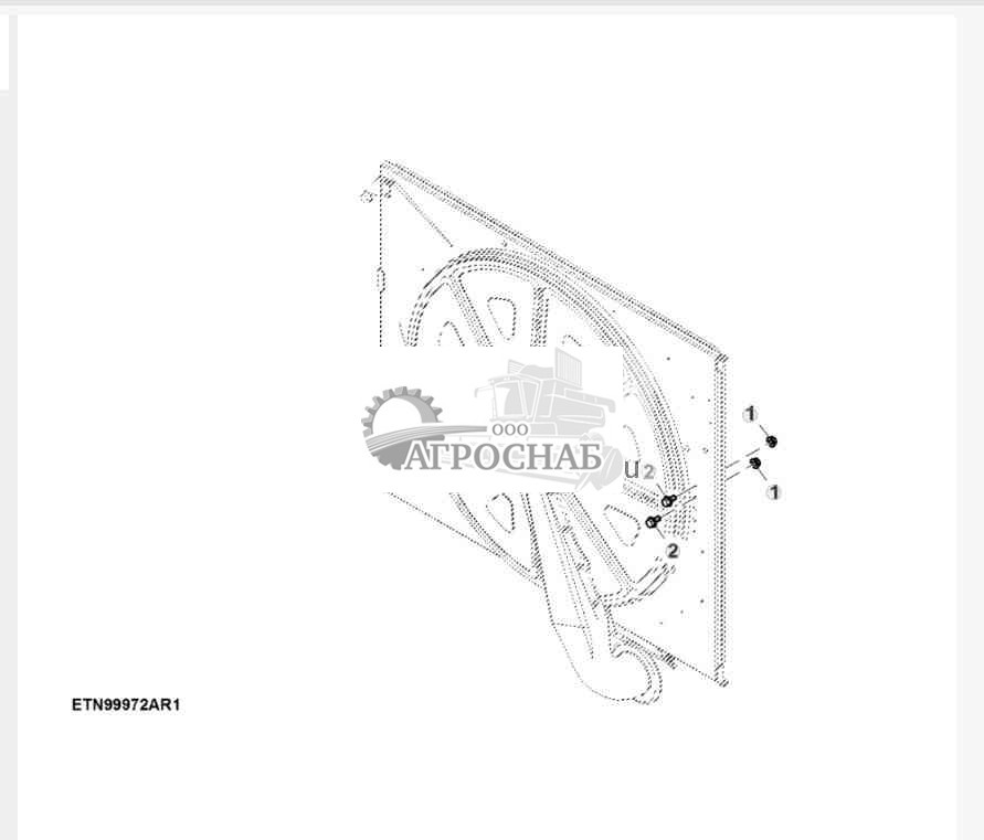 Заглушка комплекта элементов системы охлаждения 